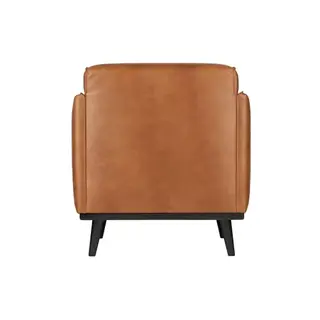 BePureHome Statement Fauteuil Met Arm Eco Leer Cognac - afbeelding 4