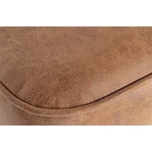 BePureHome Vogue Barstoel 80cm Leer Cognac - afbeelding 2