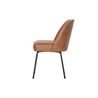 BePureHome Vogue Eetkamerstoel Leer Cognac - afbeelding 3