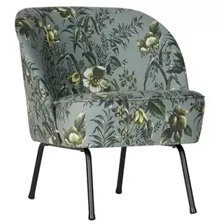 BePureHome Vogue Fauteuil - Fluweel Poppy Grijs - afbeelding 1