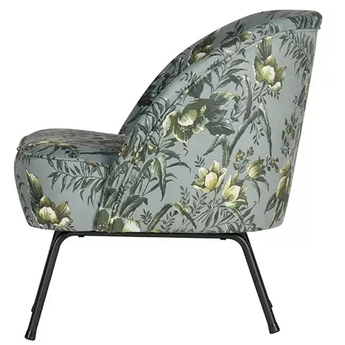 BePureHome Vogue Fauteuil - Fluweel Poppy Grijs - afbeelding 2