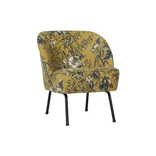 BePureHome Vogue Fauteuil Fluweel Poppy Mosterd - afbeelding 2