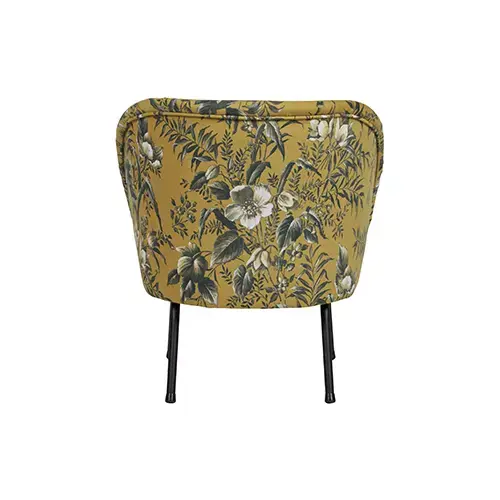 BePureHome Vogue Fauteuil Fluweel Poppy Mosterd - afbeelding 4