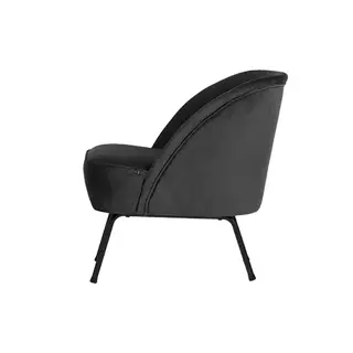 BePureHome Vogue Fauteuil Fluweel Zwart - afbeelding 3