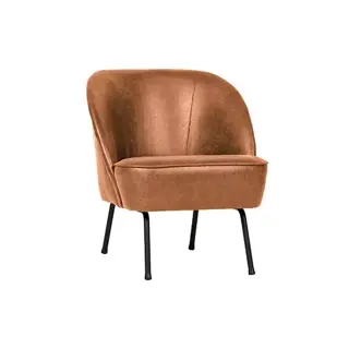 BePureHome Vogue Fauteuil Leer Cognac - afbeelding 2