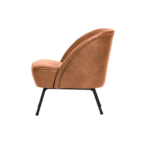 mooi zo Bezwaar cijfer BePureHome Vogue Fauteuil Leer Cognac koop je bij De Boet