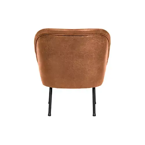 BePureHome Vogue Fauteuil Leer Cognac - afbeelding 4