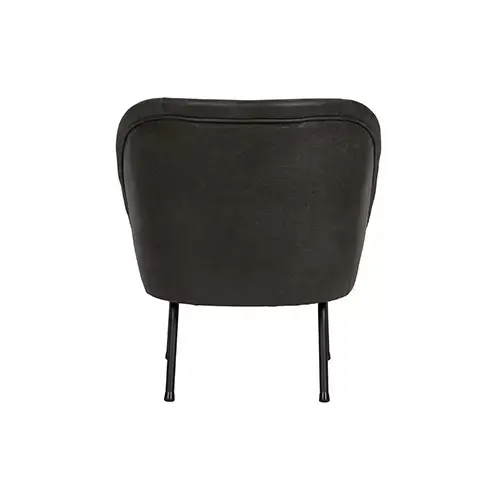 BePureHome Vogue Fauteuil Leer Zwart - afbeelding 4