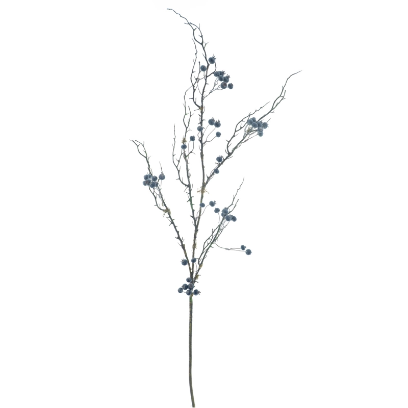 Kunsttak Berry Rune Blauw - 136 cm