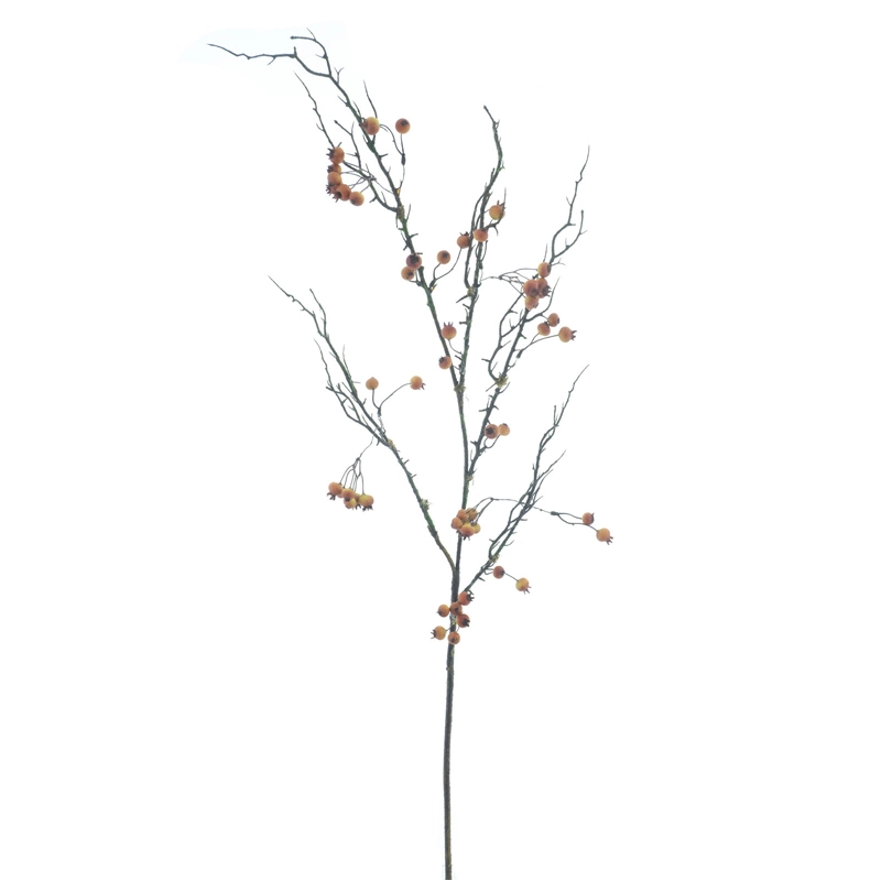 Kunsttak Berry Rune Oranje - 136 cm