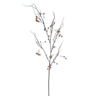 Kunsttak Berry Rune Oranje - 136 cm