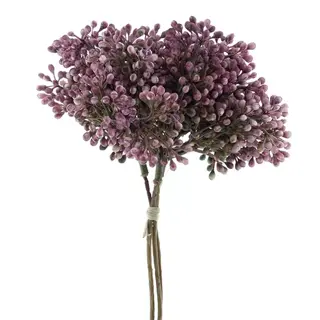Berry bundle X3  mauve 28 cm