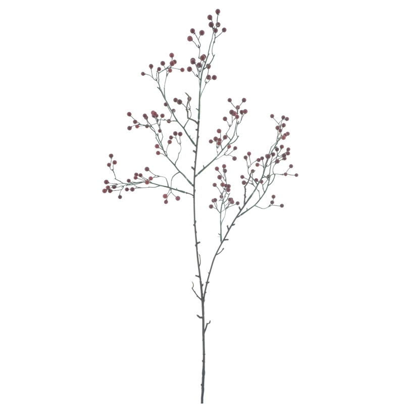 Kunsttak Berry Spray Lars Bordeaux - 105 cm
