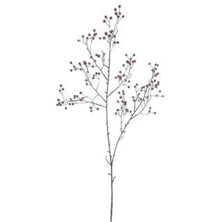 Kunsttak Berry Spray Lars Bordeaux - 105 cm