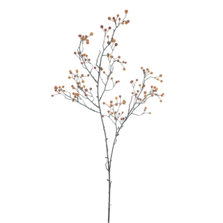Kunsttak Berry Spray Lars Geel/Oranje - 105 cm
