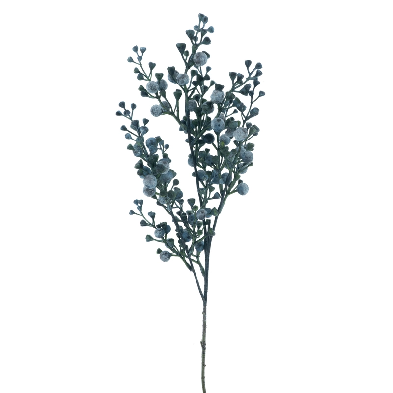 Kunsttak Berry Spray Mini Blauw - 72 cm