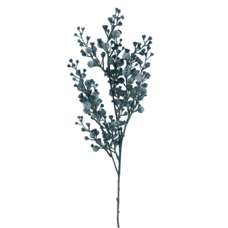 Kunsttak Berry Spray Mini Blauw - 72 cm