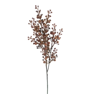 Kunsttak Berry Spray Mini Oranje - 72 cm