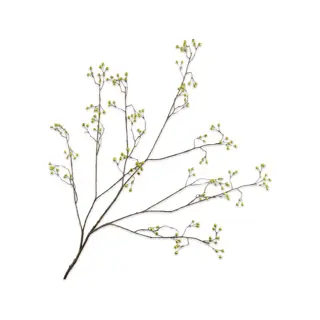 Kunst Bessentak Groen 136 cm