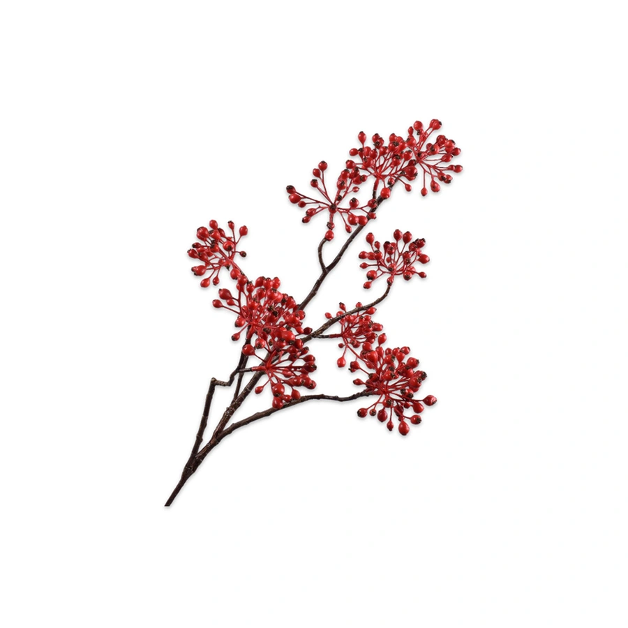Kunsttak Bessen Rood - 82 cm