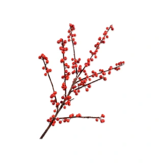 Kunsttak Bessen Rood - 84 cm
