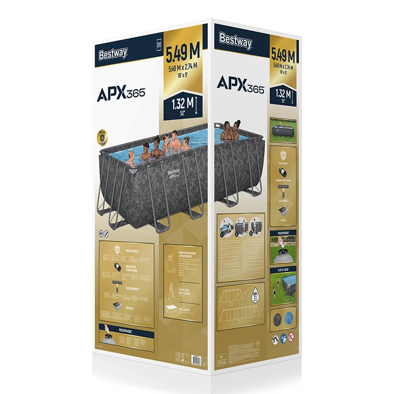 Bestway APX365 Zwembadset Rechthoek - 549x274x132 cm - afbeelding 10