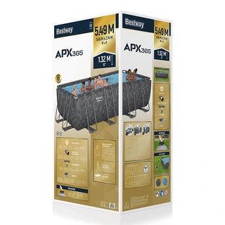 Bestway APX365 Zwembadset Rechthoek - 549x274x132 cm - afbeelding 10