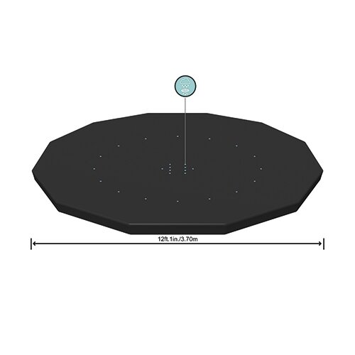 Bestway Flowclear™ Zwembadafdekking - Ø366 cm - afbeelding 3
