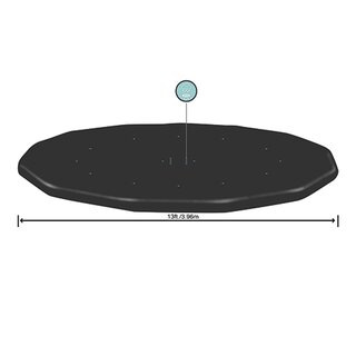 Bestway Flowclear™ Zwembadafdekking - Ø396 cm - afbeelding 4