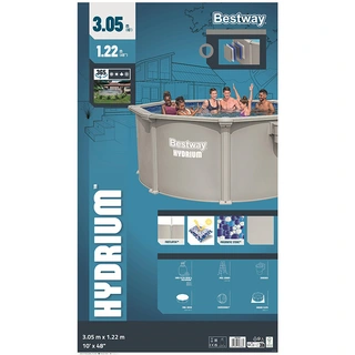 Bestway Zwembad Hydrium Zwembadset - Ø305 cm - afbeelding 10