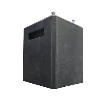 Betonpoer groot aluminium veranda
