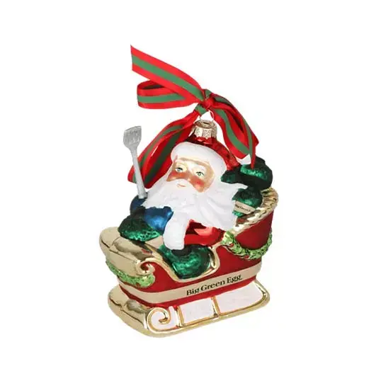 Big Green Egg Kerst Ornament Kerstman