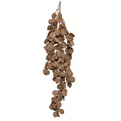 Kunst Kersttak Blad Crème - 110 cm