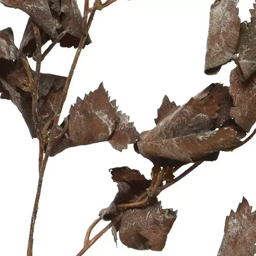 Kunst Kersttak Blad Donkerbruin - 106 cm - afbeelding 2