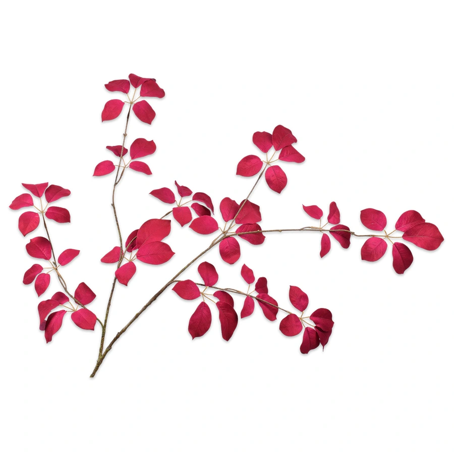 Kunsttak Blad Fluweel Beauty - 134 cm