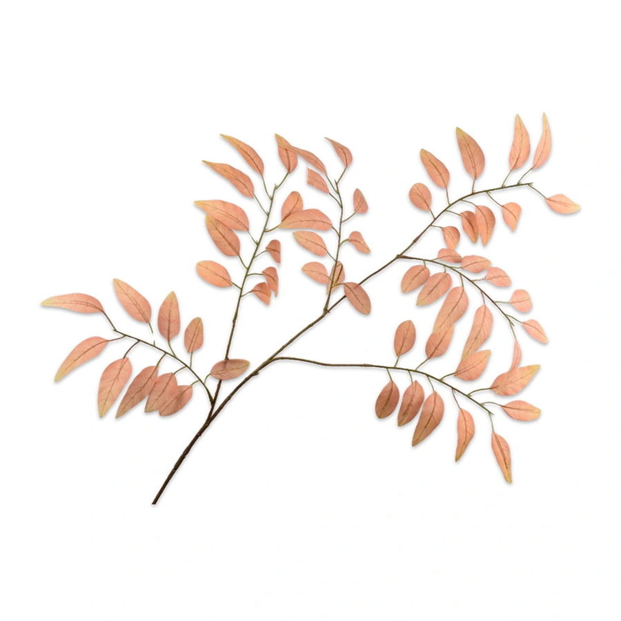 Kunsttak Blad Lichtoranje - 107 cm