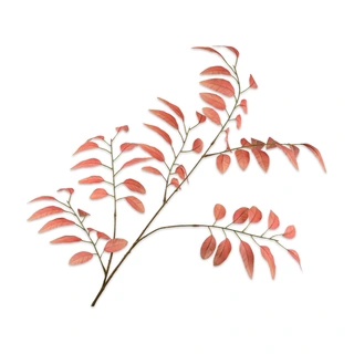 Kunsttak Blad Oranje - 107 cm