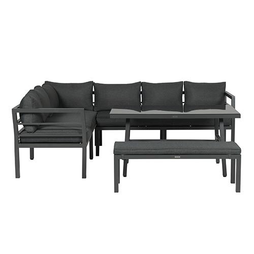 Garden Impressions Blakes Lounge- diningset - Zwart - afbeelding 1