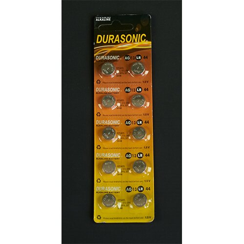 Durasonic Knoopcel Batterijen LR44/AG13 - 10 st.