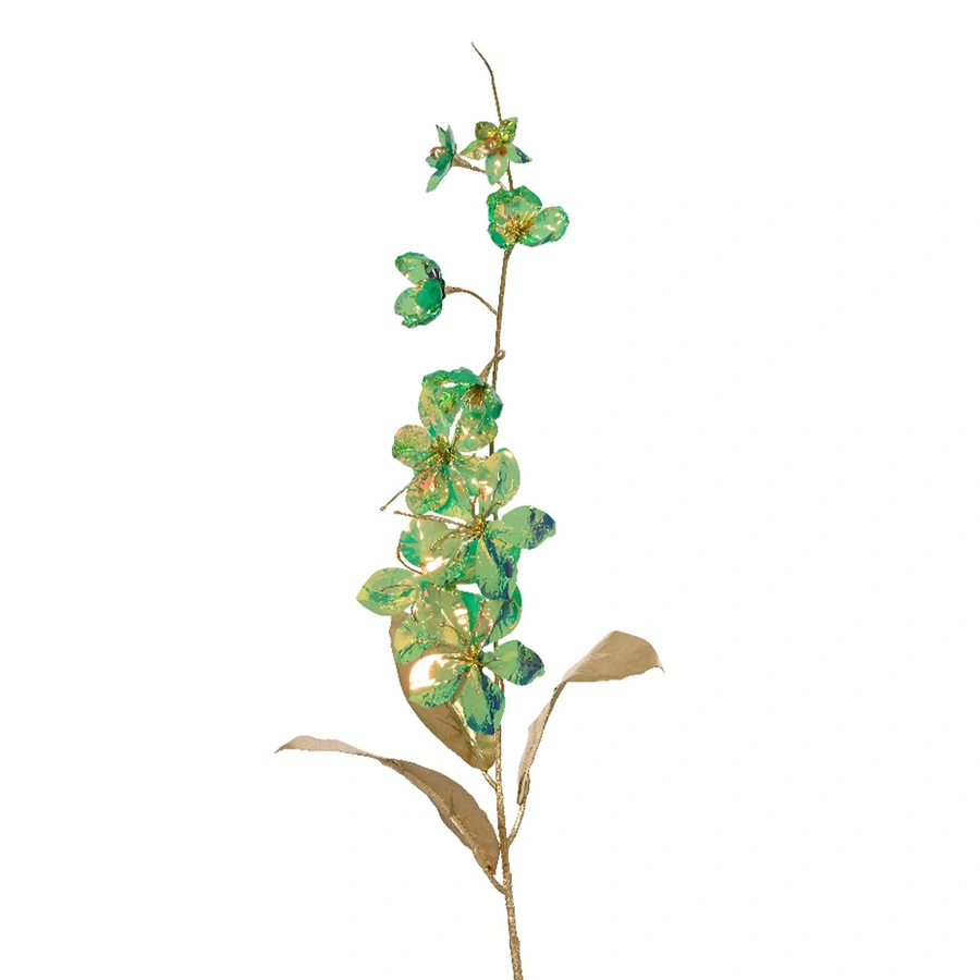 Kersttak Bloem Iriserend - 82 cm