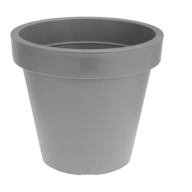 Kunststof Bloempot Rond Ø50 cm - Lichtgrijs