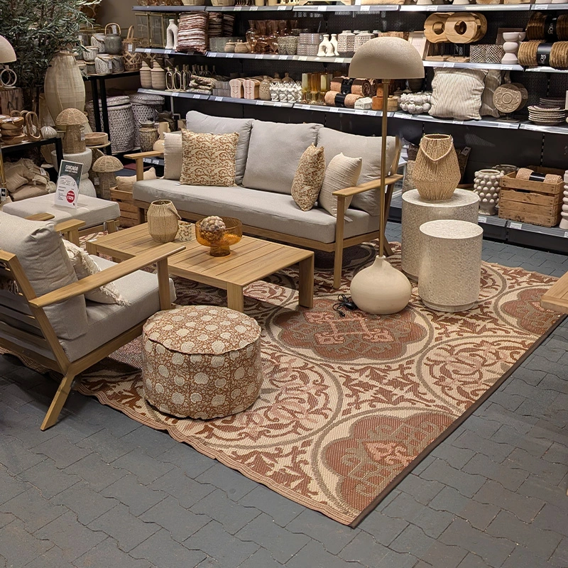 Blommie's Buitenkleed Bruin/Ivoor - 260x360 cm - afbeelding 2