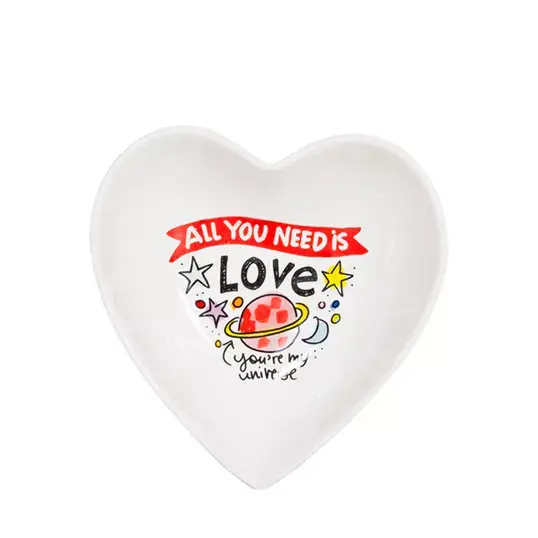 Blond Amsterdam Valentine Heart Bowl Love - 16 cm - afbeelding 1
