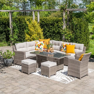 Blue Bird Lounge- diningset Links OG/Desert Sand - afbeelding 2