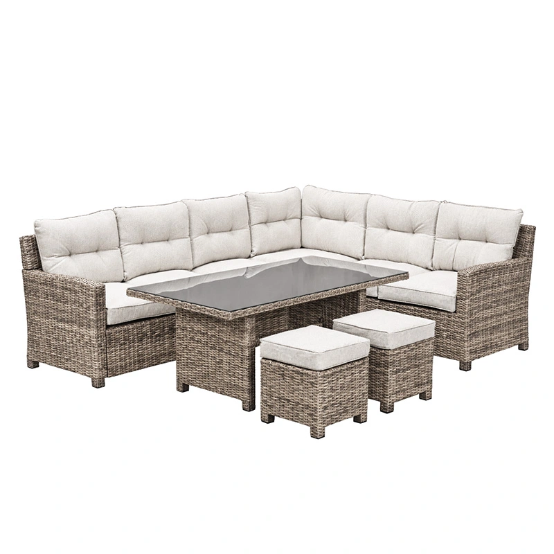 Blue Bird Lounge- diningset Rechts OG/Desert Sand - afbeelding 1