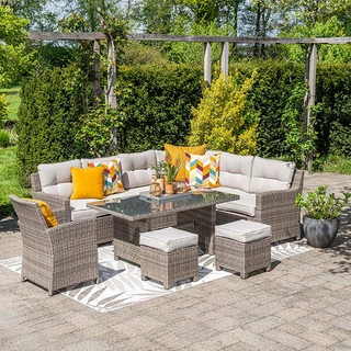 Blue Bird Lounge- diningset Rechts OG/Desert Sand - afbeelding 2