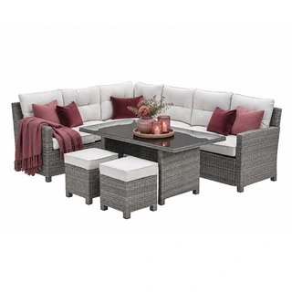 Blue Bird Lounge- diningset Links OG/Desert Sand