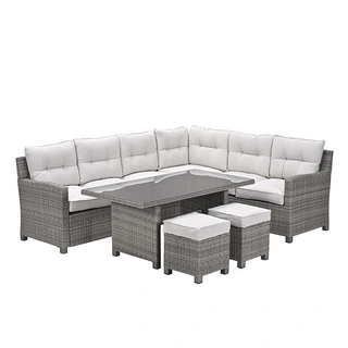 Blue Bird Lounge- diningset Rechts OG/Desert Sand - afbeelding 3