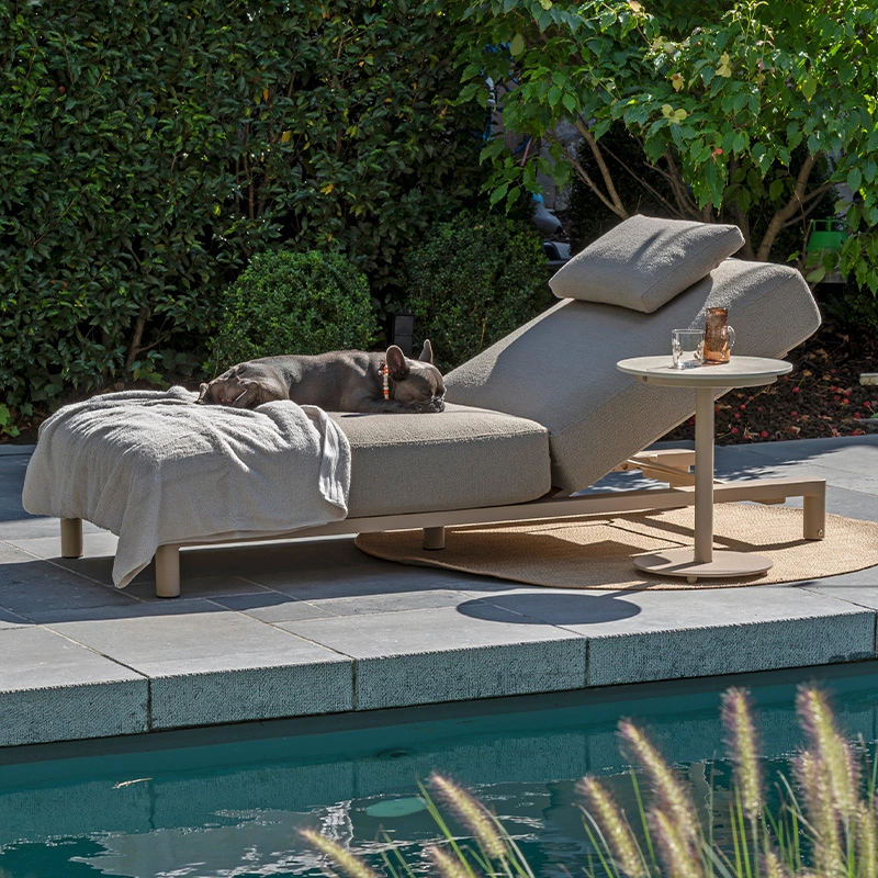 4 Seasons Outdoor Boaz Bijzettafel Latte - Ø45 cm - afbeelding 5