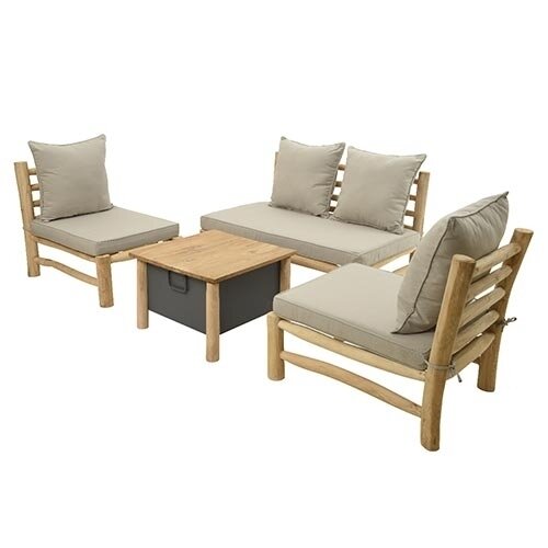 Buitengewoon Boet Havana Loungeset Teak